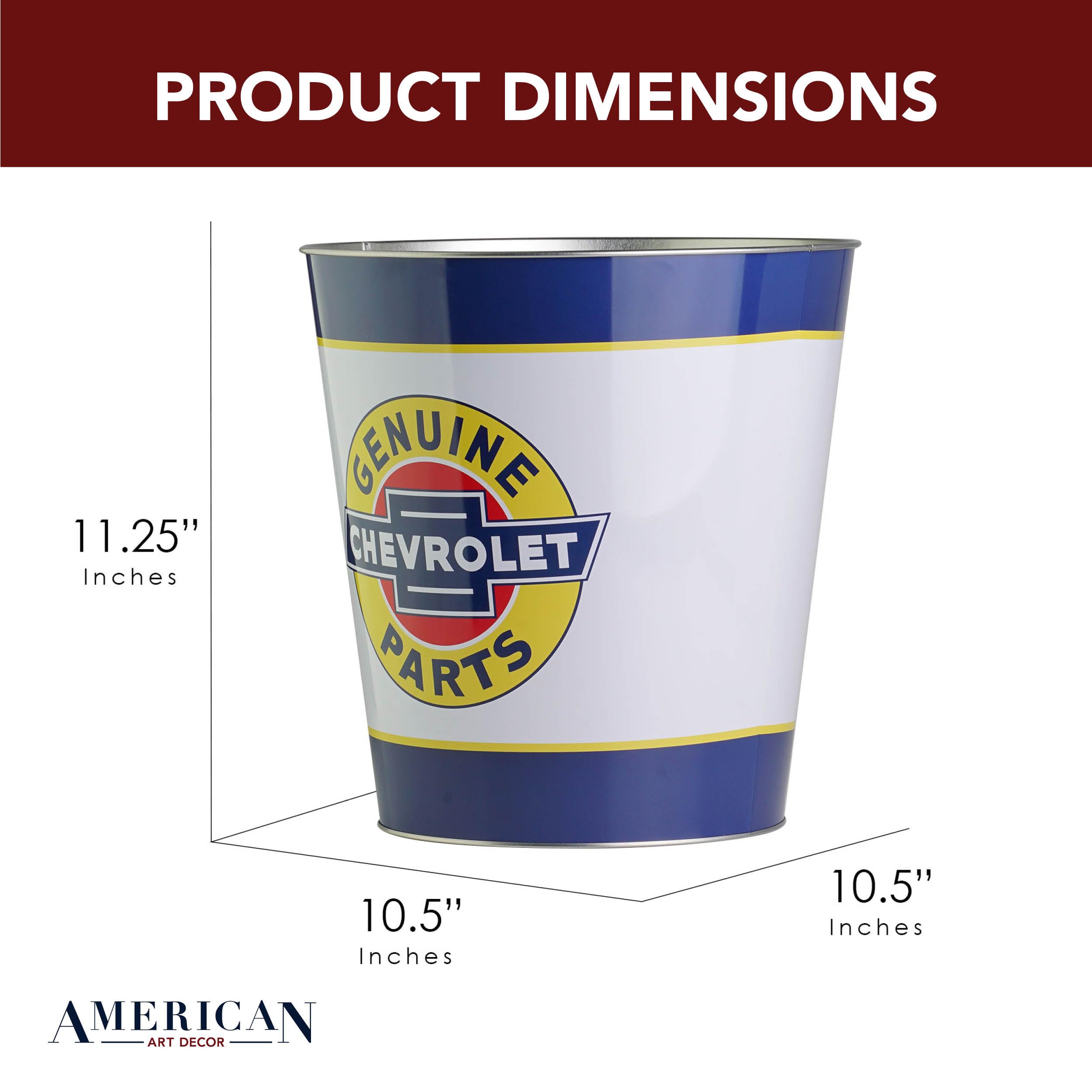 Amazon.com: American Art Decor Metal Trash Bin - Licensed